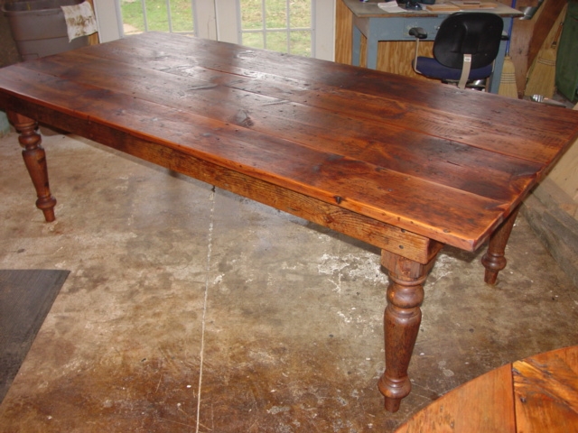 farmhouse harvest table